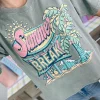 Allie Lynn's Boutique Graphic Tees<Summer Break Cropped Graphic Tee