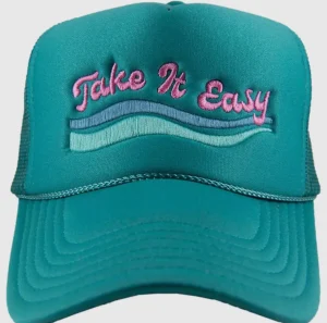 Allie Lynn's Boutique Trucker Hats<Take It Easy Trucker Hat "Teal"