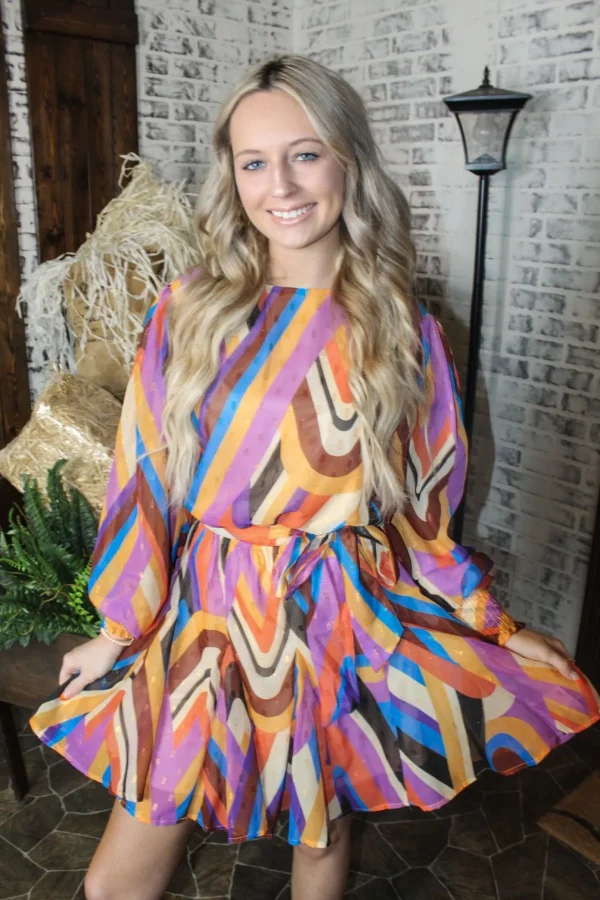 Allie Lynn's Boutique Printed Dresses<Tatum Mini Dress