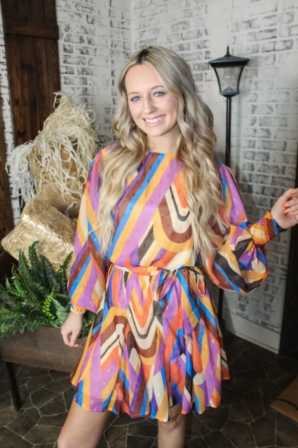 Allie Lynn's Boutique Printed Dresses<Tatum Mini Dress