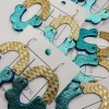 Allie Lynn's Boutique Hart Designs Jewelry<Turquoise Clay Arch Earrings