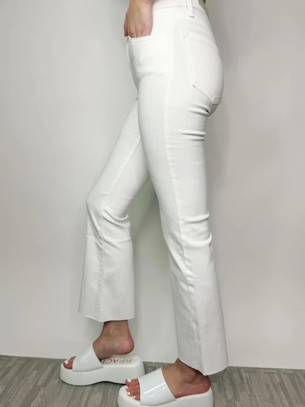 Allie Lynn's Boutique Pants<White Cropped Flares